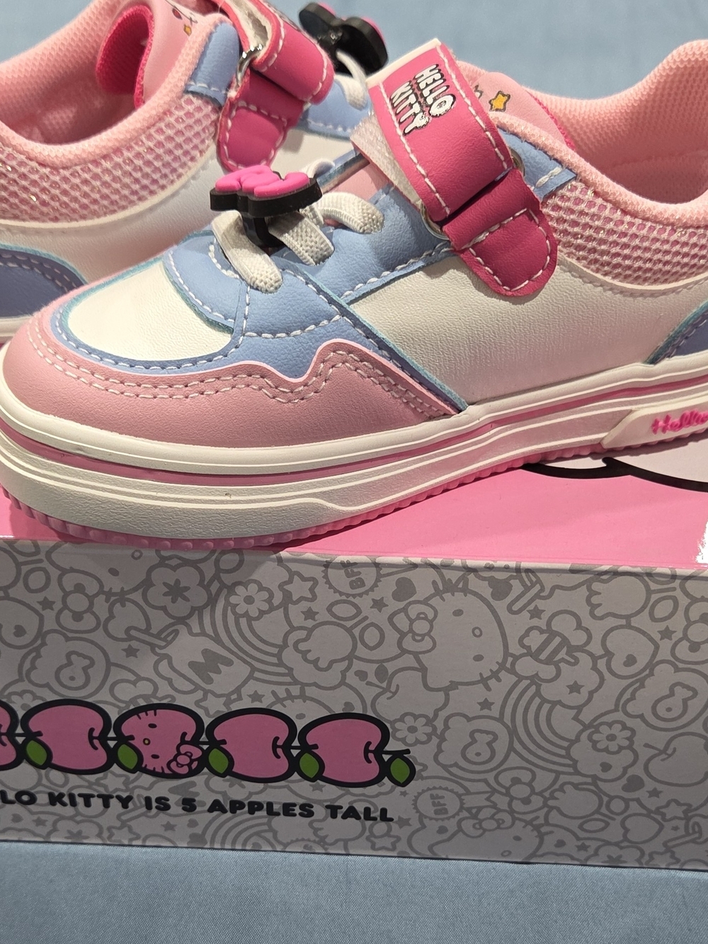 Hello Kitty Pink & Light Blue Kids Sneakers